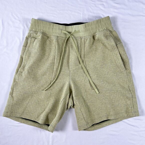 Lululemon At Ease Short 7"‎ Heathered Mens S Casual Relaxed Athleisure Workout - Picture 1 of 8
